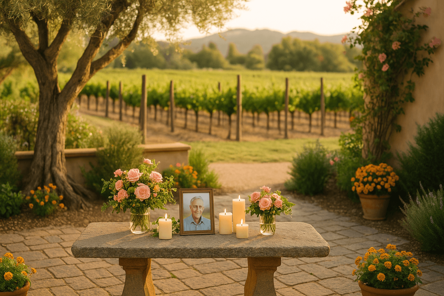 Small-Town Serenity: Hidden Gems for Intimate Memorials in Sonoma and Napa