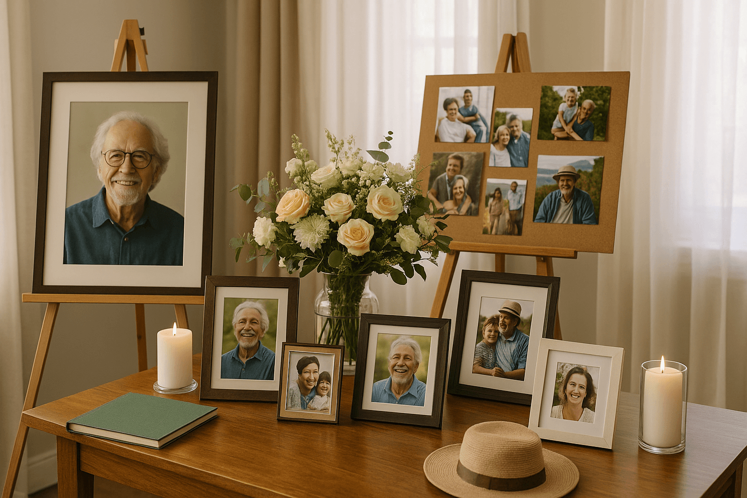 How to Coordinate Visuals for a Celebration of Life
