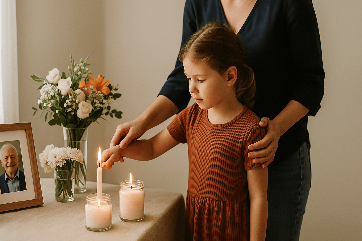 Children & Grandchildren: How to Support Young Mourners in Farewells