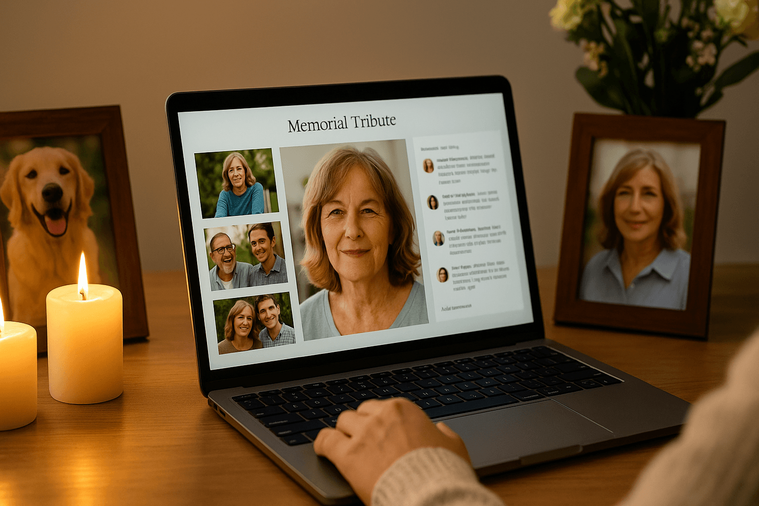 Digital Keepsakes: Creating an Interactive Online Tribute After the Service