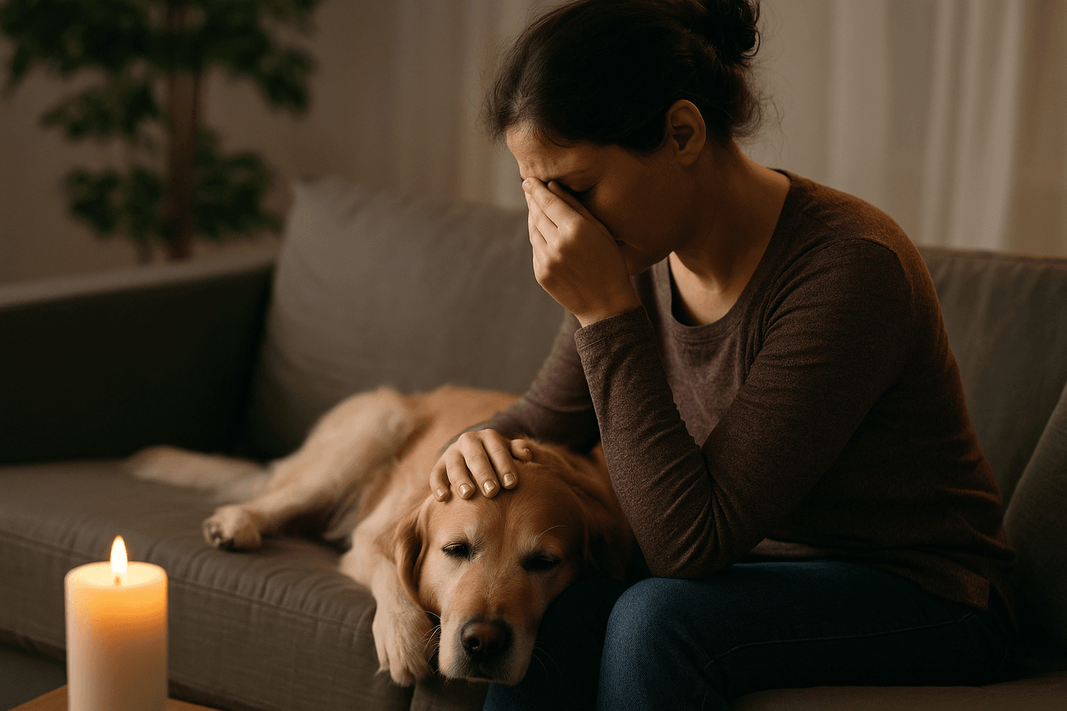 Silent Companion: How Pets Sense and Respond to Human Grief