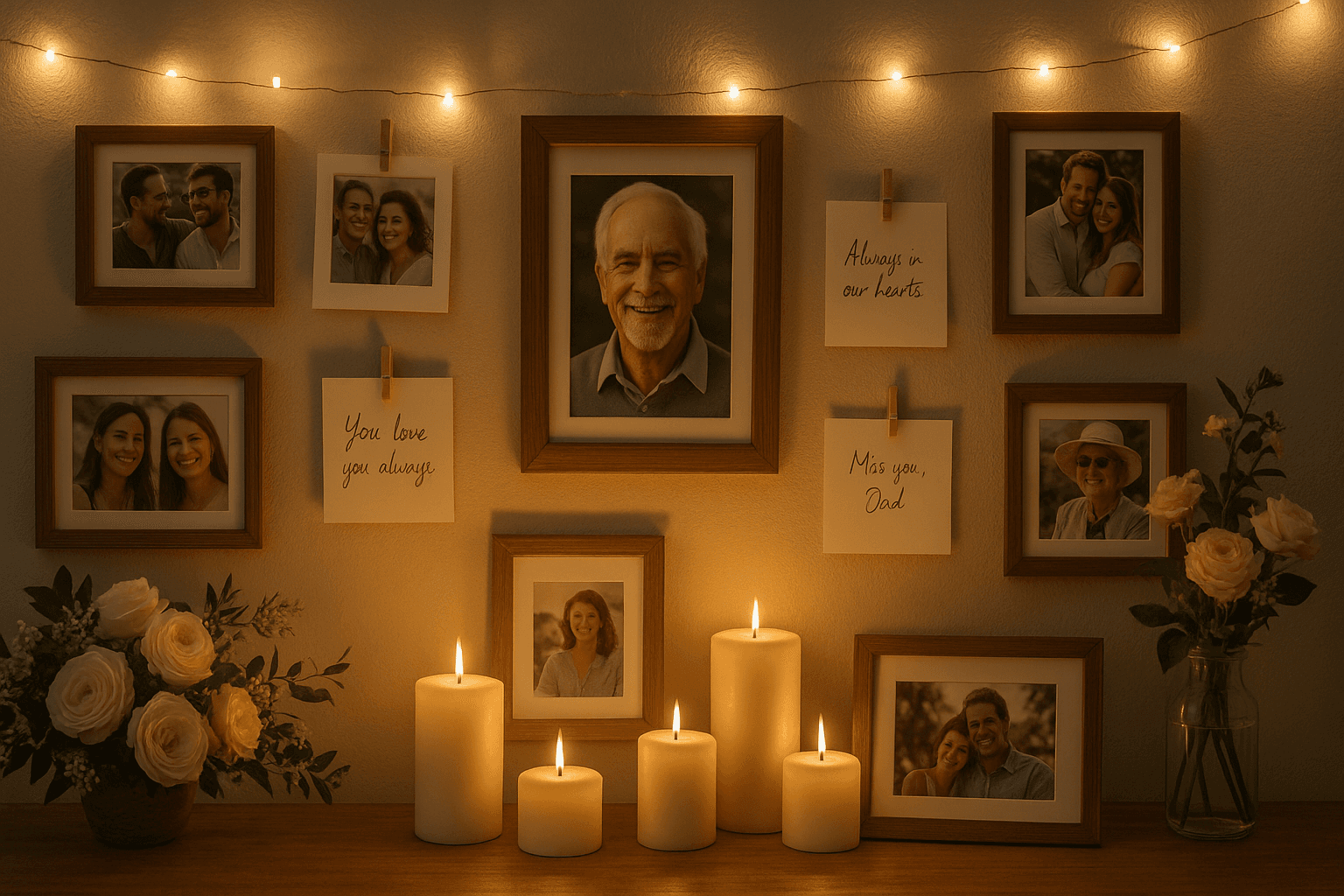Memory Wall Display How to Create a Memory Wall or Digital Tribute Page | Honoring Lifetimes